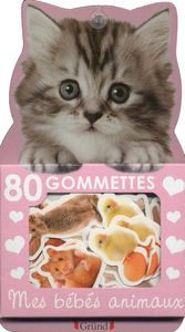 Gommettes mes bébés animaux chats