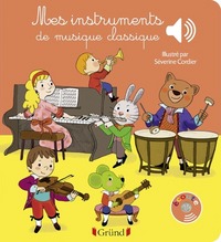 Mes instruments de musique classique - Livre sonore avec 6 puces - Dès 1 an