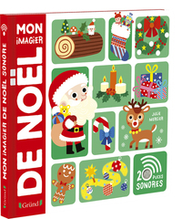 Mon imagier de Noël - Imagier avec 20 puces sonores - À partir de 3 ans