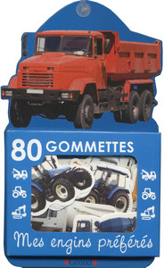 Mes gommettes - mes engins préférés 1 - camion rouge