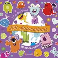 250 AUTOCOLLANTS - MONSTRES RIGOLOS !