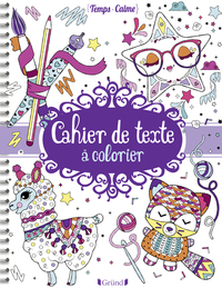 Cahier de textes à colorier 2019-2020