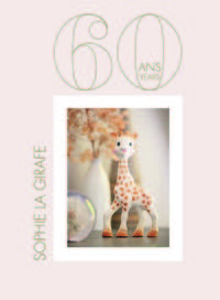 Les 60 ans de Sophie la girafe