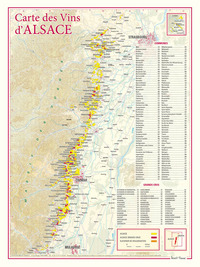 CARTE DES VINS D'ALSACE