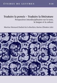 Etudes de lettres, n° 318/09-2022