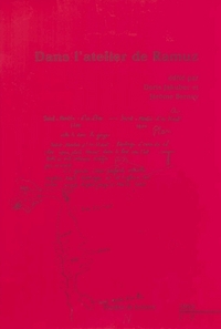 ETUDES DE LETTRES, N 264, 06/2003. DANS L'ATELIER DE RAMUZ