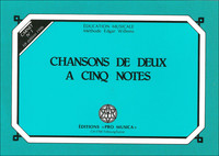 Chansons de deux à cinq notes, carnet n° 1