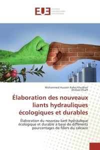 Élaboration des nouveaux liants hydrauliques écologiques et durables