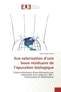 Eco-valorisation d'une boue residuaire de l'epuration biologique