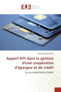 Apport NTI dans la gestion d'une cooperative d'epargne et de credit