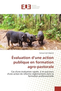 Évaluation d'une action publique en formation agro-pastorale