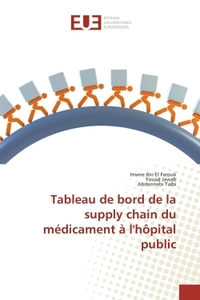 Tableau de bord de la supply chain du medicament A l'hOpital public