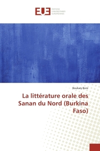 La littérature orale des Sanan du Nord (Burkina Faso)