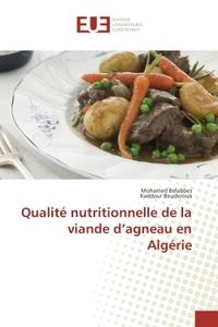 Qualité nutritionnelle de la viande d'agneau en Algérie