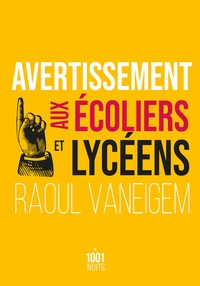 AVERTISSEMENT AUX ECOLIERS ET LYCEENS