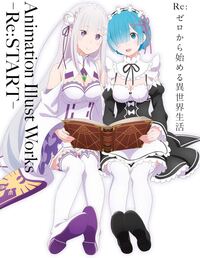 RE:ZERO - STING LIFE IN ANOTHER WORLD ANIMATION ILLUSTRATION WORKS: -RE:START- (ARTBOOK VO JAPONA