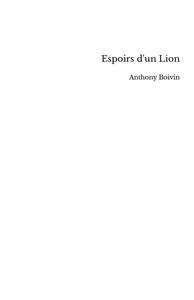 Espoirs d'un Lion