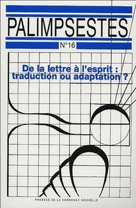 LETTRE A L'ESPRIT (DE LA). TRADUCTION OU ADAPTATION ?