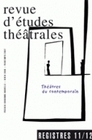 REGISTRES 11/12. THEATRES DU CONTEMPORAIN