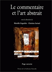 Commentaire et l'art abstrait (Le)