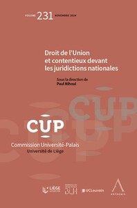 Droit de l'Union et contentieux devant les juridictions nationales