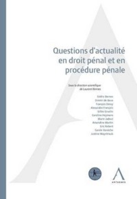 QUESTIONS D ACTUALITE EN DROIT PENAL ET EN PROCEDURE PENALE