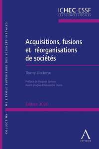 Acquisitions, fusions et réorganisations de sociétés - 2020