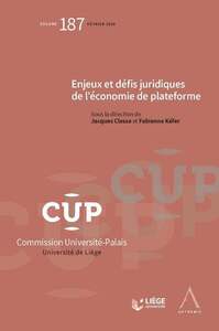 ENJEUX, DEFIS JURIDIQUES DE L ECONOMIE DE PLATEFORME - VOL187