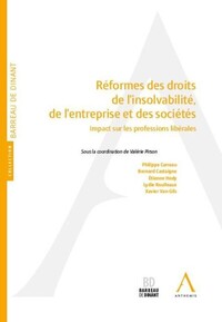 REFORMES DES DROITS DE L INSOLVABILITE, DE L ENTREPRISE ET DES SOCIETES - IMPACT SUR LES PROFESSIONS