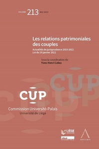 Les relations patrimoniales des couples