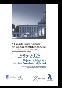 40 ans de jurisprudence de la Cour constitutionnelle