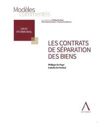 LES CONTRATS DE SEPARATION DES BIENS