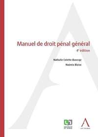 MANUEL DE DROIT PENAL GENERAL