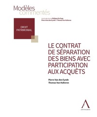 LE CONTRAT DE SEPARATION DES BIENS AVEC PARTICIPATION AUX ACQUETS