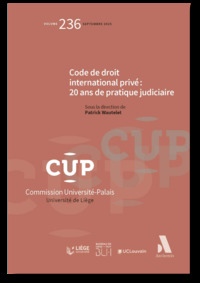 Code de droit international privé : 20 ans de pratique judiciaire