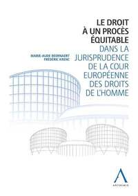 LE DROIT A UN PROCES EQUITABLE DANS LA JURISPRUDENCE DE LA COUR EUROPEENNE DES DROITS DE L'HOMME