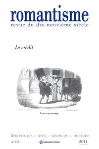 ROMANTISME N 151 (1/2011) LE CREDIT