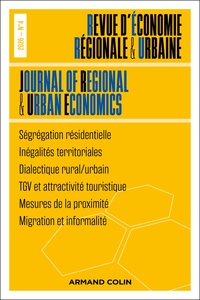 Revue d'économie régionale et urbaine Nº4/2026