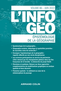 L'INFORMATION GEOGRAPHIQUE - N 2/2022 - EPISTEMOLOGIE DE LA GEOGRAPHIE