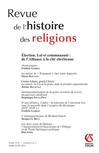 Revue de l'histoire des religions - Tome 229 (2/2012)