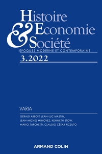 HISTOIRE, ECONOMIE ET SOCIETE 3/2022 - VARIA