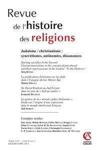 Revue de l'histoire des religions - Tome 229 (1/2012)