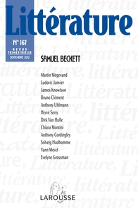 Littérature n° 167 (3/2012) Beckett