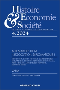 Histoire, Economie et Société 4/2024