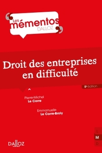 Droit des entreprises en difficulté - 8e ed.