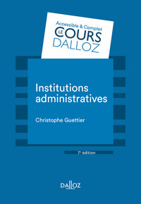 Institutions administratives 7ed