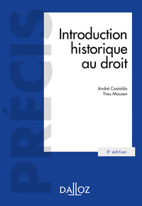 Introduction historique au droit. 5e éd.