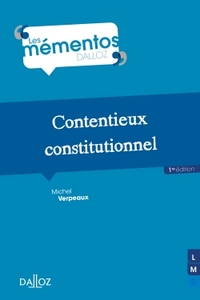 Contentieux constitutionnel - 1re ed.