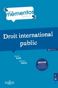 DROIT INTERNATIONAL PUBLIC - 24E ED.