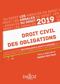 Annales Droit civil des obligations 2019